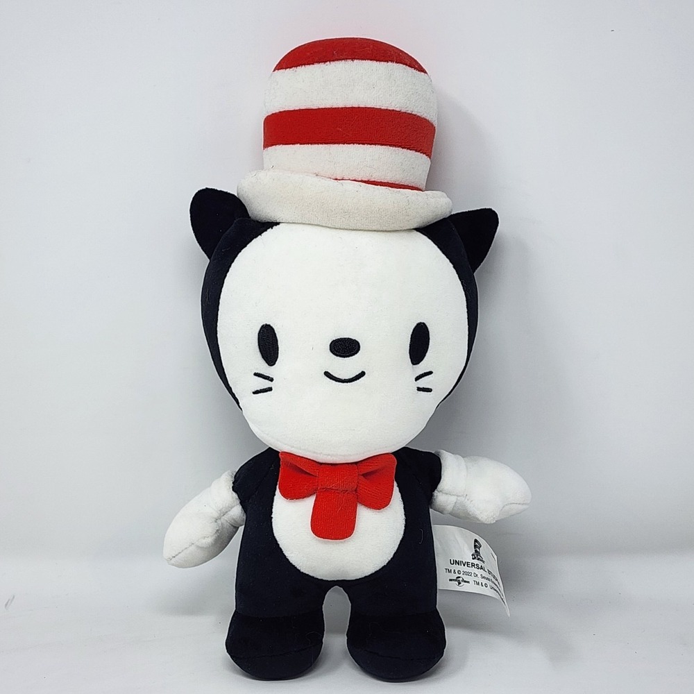 Universal Studios Orlando Dr. Seuss Cat in‎ the Hat 2022 Plush Doll Toy 11"